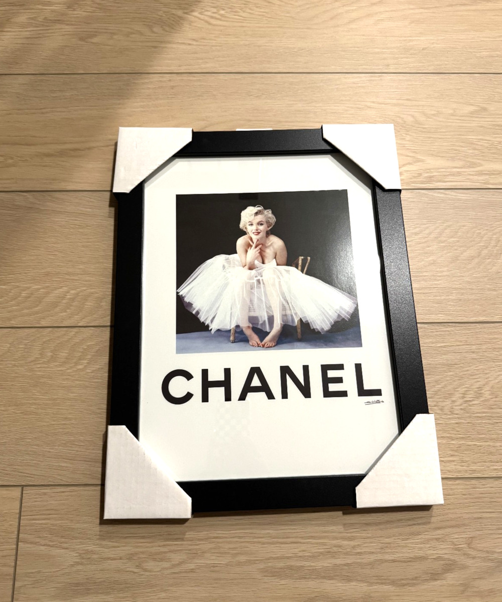 Fairchild Paris - FASHION BRAND CHANEL MARILYN MONROE Framed Wall Art 14" x 18"